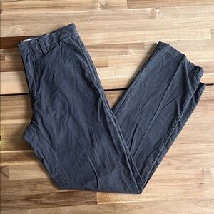 Banana Republic Men's Dark Gray Chino Pants - Classic Straight Fit